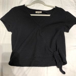 MADEWELL BLACK BLOUSE